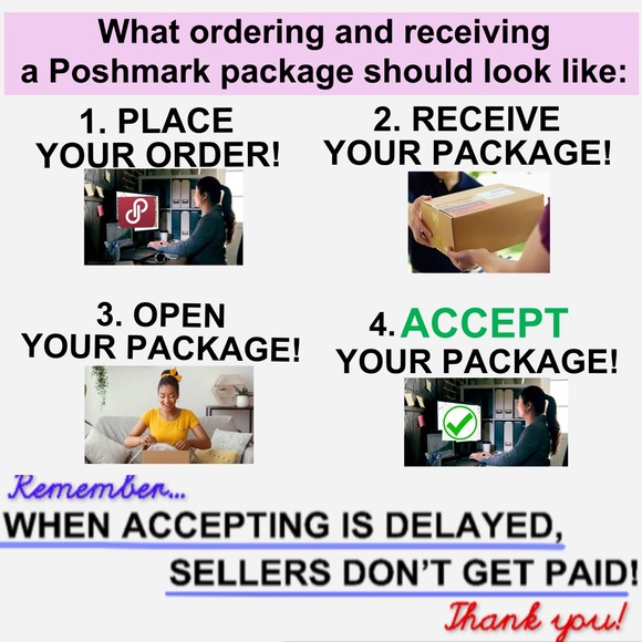 Please remember to accept your packages! - Picture 1 of 1